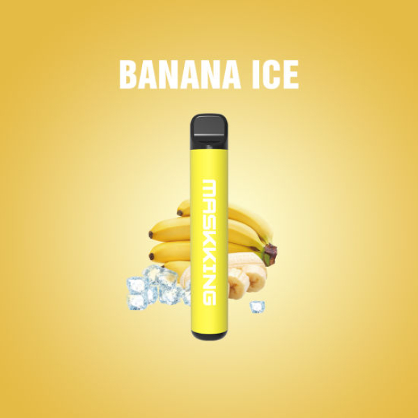 Одноразовая электронная сигарета Maskking High Pro Banana Ice (Ледяной Банан) 1000 затяжек в Челябинске