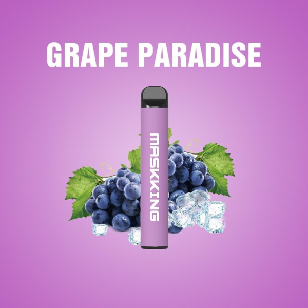 Одноразовая электронная сигарета Maskking High Pro Grape Paradise (Виноградный Рай) 1000 затяжек в Челябинске