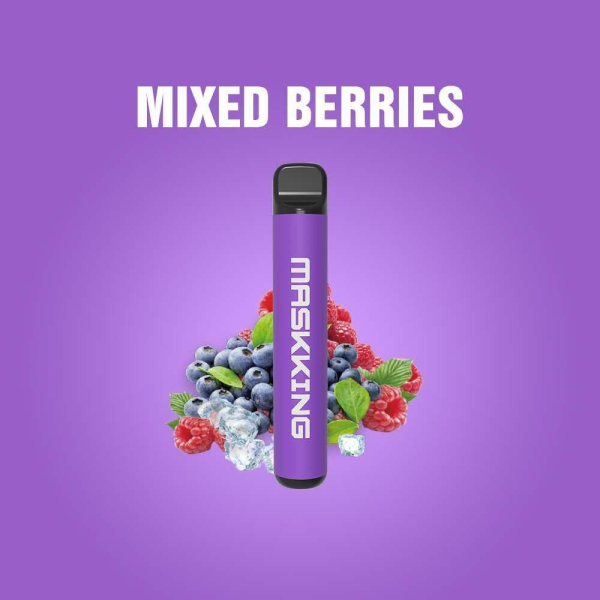 Одноразовая электронная сигарета Maskking High Pro Mixed Berries (Ягодный Рай) 1000 затяжек в Челябинске
