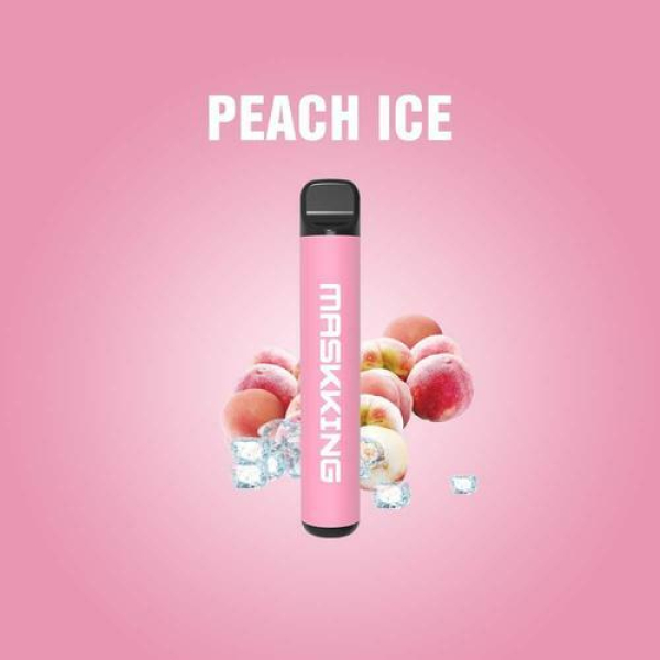 Одноразовая электронная сигарета Maskking High Pro Peach Ice (Персиковый Рай) 1000 затяжек в Челябинске