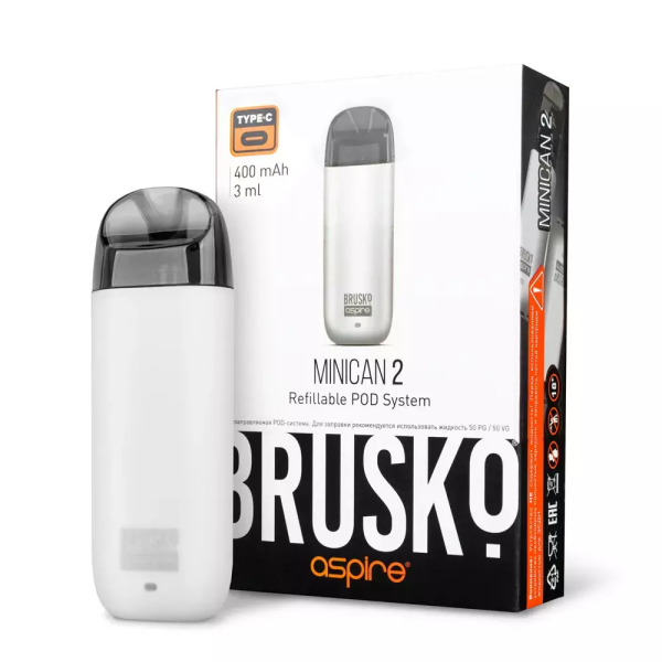 Brusko MINICAN 2 (400 мАч, Белый) в Челябинске