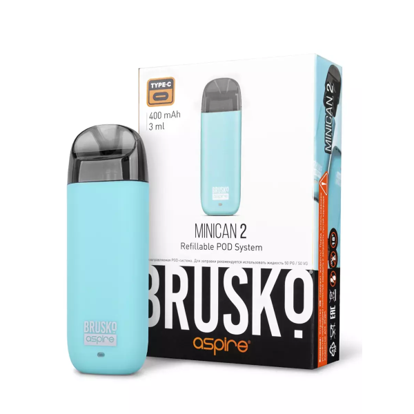 Brusko MINICAN 2 (400 мАч, Бирюзовый) в Челябинске
