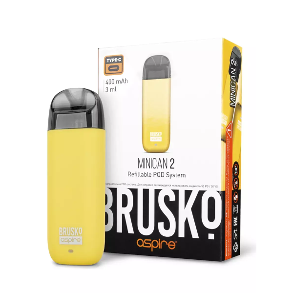 Brusko MINICAN 2 (400 мАч, Желтый) в Челябинске