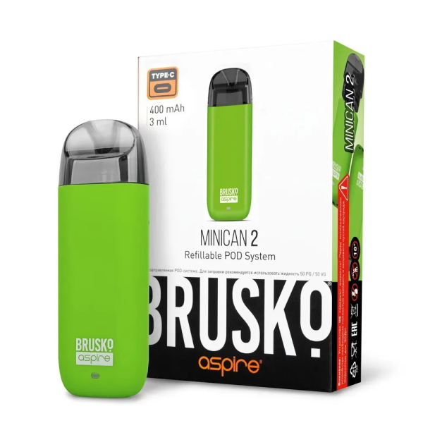 Brusko MINICAN 2 (400 мАч, Зеленый) в Челябинске