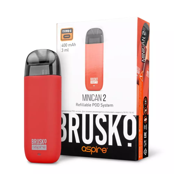 Brusko MINICAN 2 (400 мАч, Красный) в Челябинске