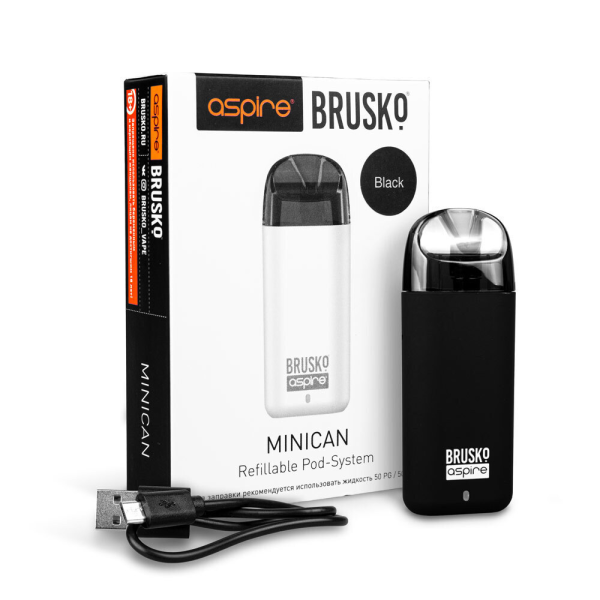 Brusko MINICAN plus (850 мАч, Черный) в Челябинске
