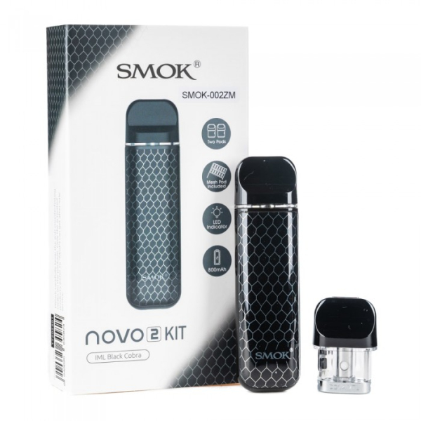 POD-система SMOK Novo 2 Pod 800 mAh Black Carbon в Челябинске