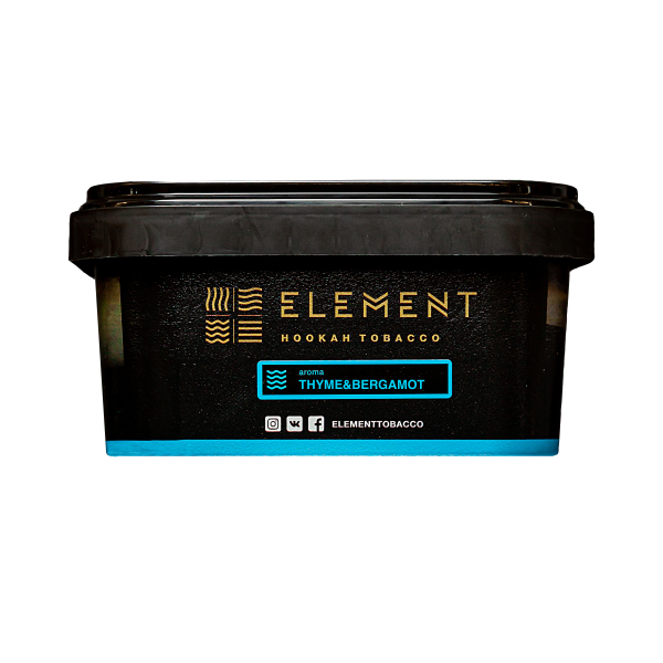 Табак Element Water Thyme Bergamot 200 грамм в Челябинске