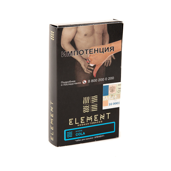 Табак ELEMENT ВОДА COLA 25 гр в Челябинске