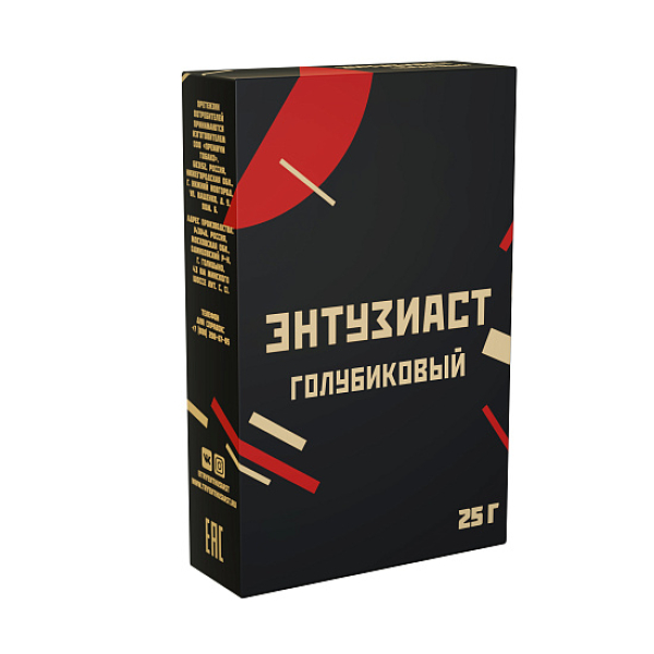 Табак ЭНТУЗИАСТ ГОЛУБИКОВЫЙ 25 гр в Челябинске