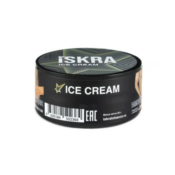Табак Iskra Ice Cream (Сливочное мороженое) 25 гр в Челябинске