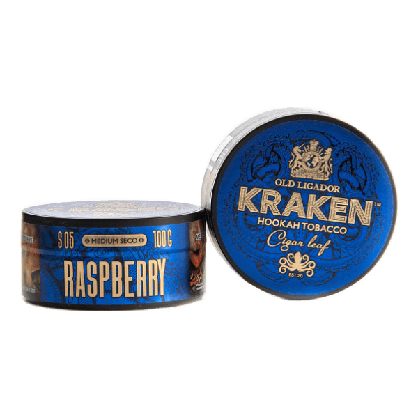 Табак Kraken Medium Seco Raspberry (Малина) 100 гр в Челябинске