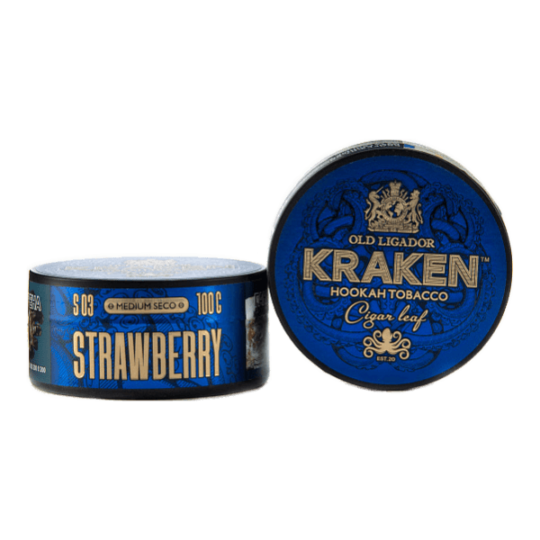 Табак Kraken Medium Seco Strawberr (Клубника) 100 гр в Челябинске