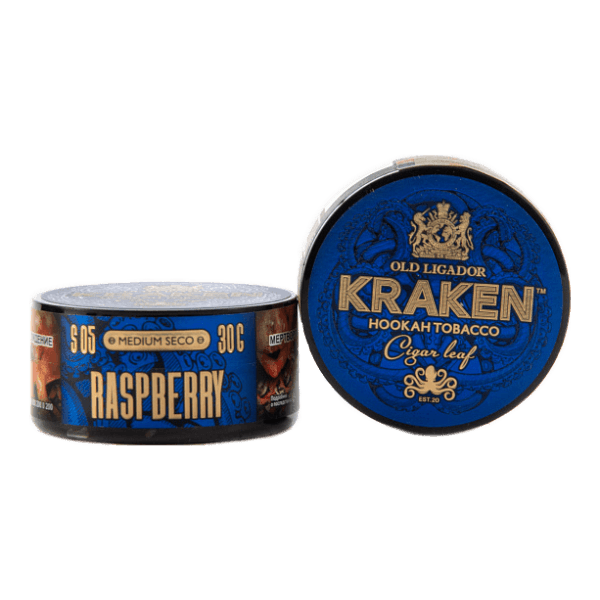 Табак Kraken Medium Seco Raspberry (Малина) 30 гр в Челябинске