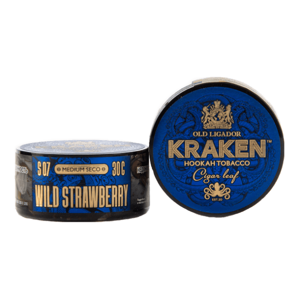 Табак Kraken Medium Seco wild strawberry (Земляника) 30 гр в Челябинске