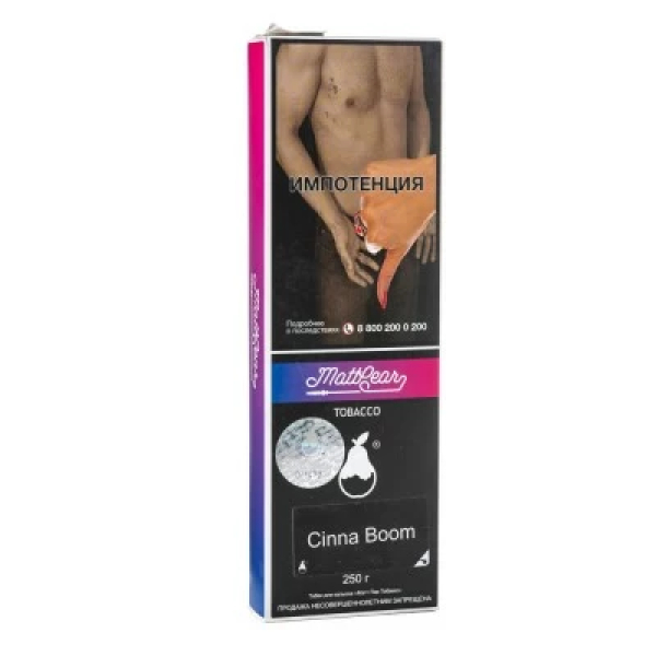 Табак MattPear Cinna Boom (Корица Персик) 250 гр в Челябинске