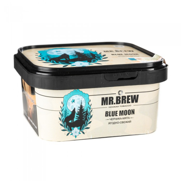 Табак Mr Brew Blue Moon (Черника с мятой) 200 гр в Челябинске