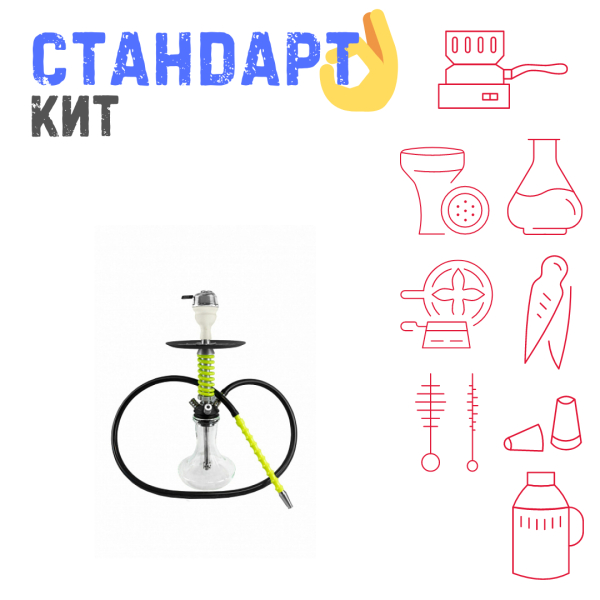 Набор с кальяном  Mamay Customs Micro Coilovers Green СТАНДАРТ в Челябинске