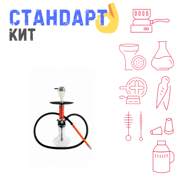 Набор с кальяном  Mamay Customs Micro Coilovers Red СТАНДАРТ в Челябинске