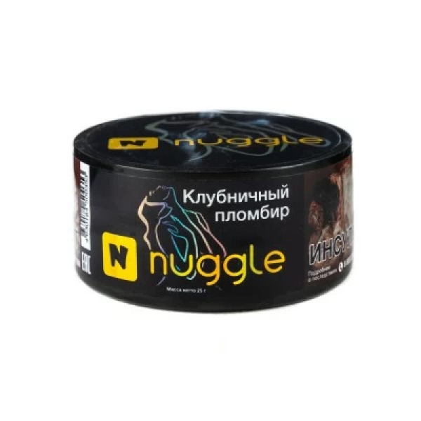 Табак Nuggle Клубничный пломбир 25 гр в Челябинске