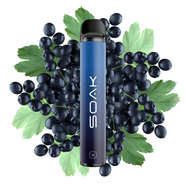 SOAK X Forest Blackcurrant (Лесная черная смородина), 1500 тяг в Челябинске