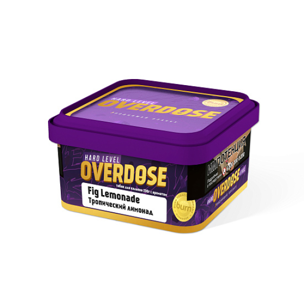 Табак OVERDOSE Fig Lemonade (тропический лимонад) 200 гр в Челябинске
