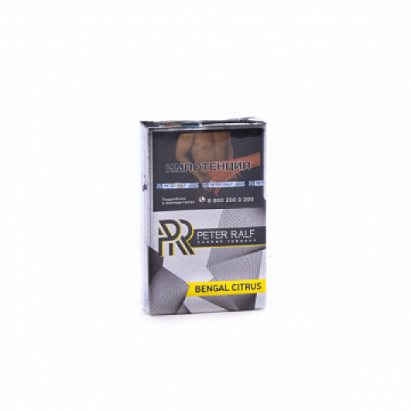 Табак Peter Ralf Bengal citrus (Лимон и Мята со Специями) 50 гр в Челябинске