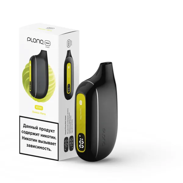 Plonq Max Smart Лимон Мята (8000 Затяжек) 20 Мг в Челябинске