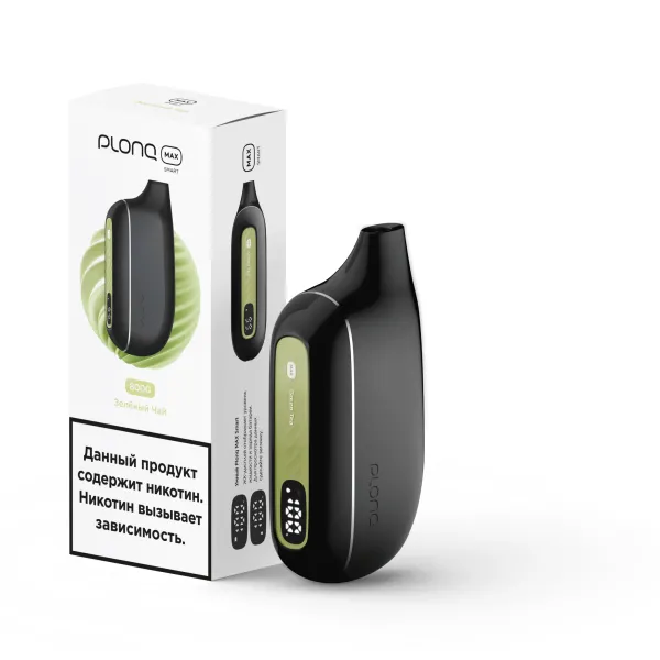 Plonq Max Smart Зеленый Чай (8000 Затяжек) 20 Мг в Челябинске