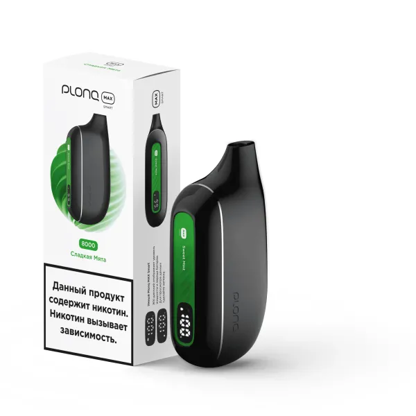 Plonq Max Smart Сладкая Мята (8000 Затяжек) 20 Мг в Челябинске