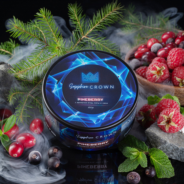 Табак Sapphire Crown Pineberry (Ягоды хвоя Мята) 100 гр в Челябинске