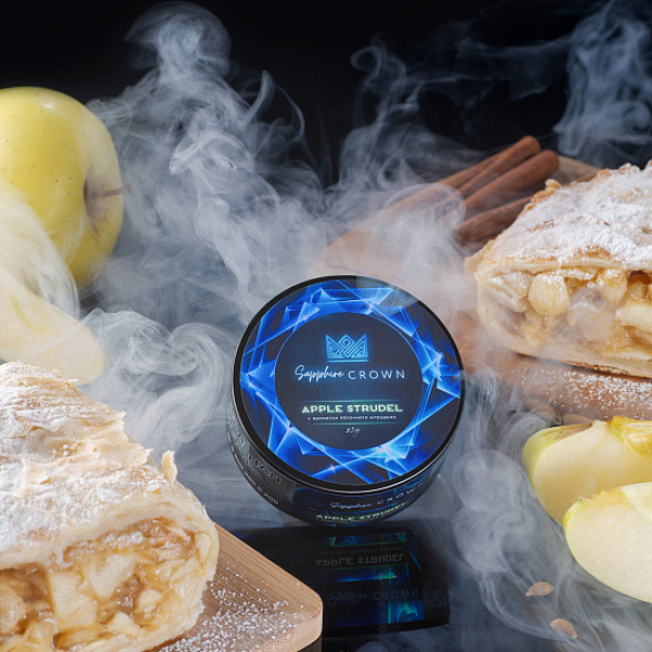 Табак Sapphire Crown Apple Strudel (Яблочный Штрудель) 25 гр в Челябинске