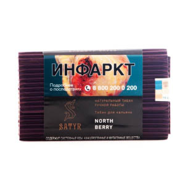 Табак Satyr North Berry 100 грамм в Челябинске