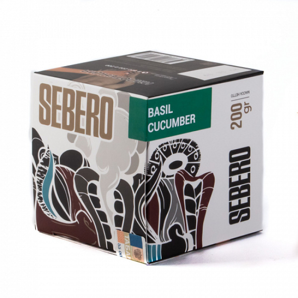 Табак SEBERO BASIL CUCUMBER 200 грамм в Челябинске