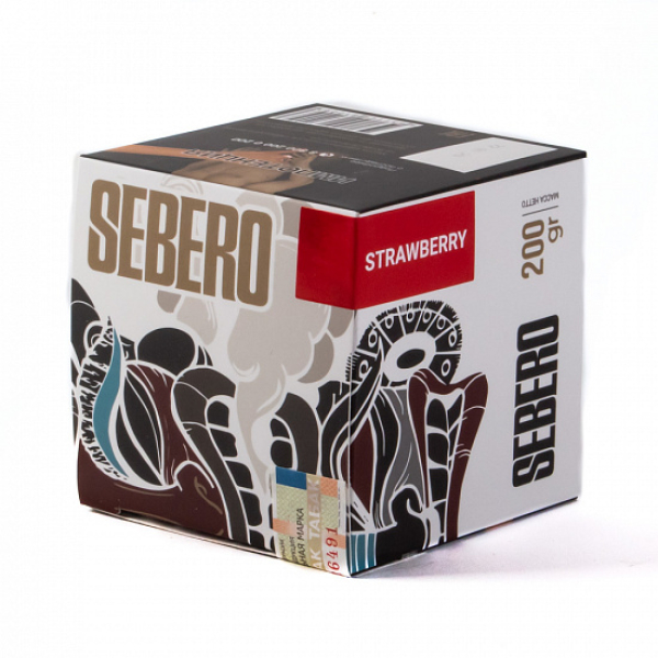 Табак SEBERO STRAWBERRY 200 грамм в Челябинске