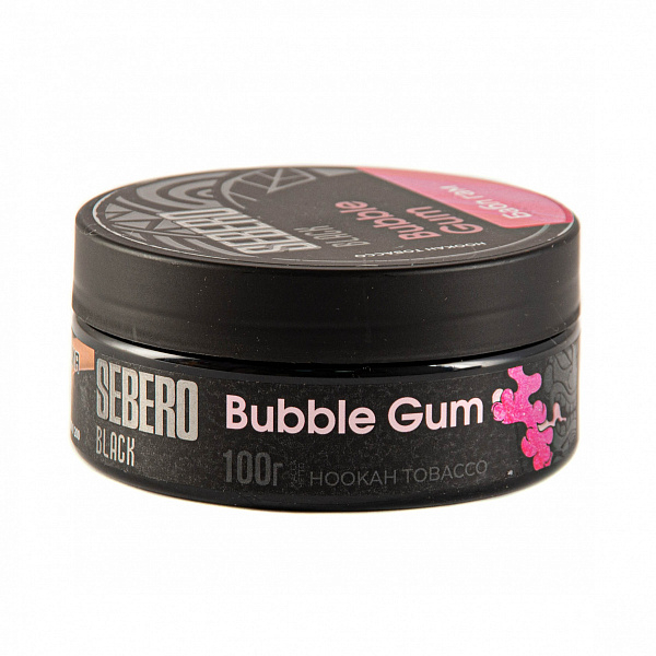 Табак SEBERO BLACK BUBBLE GUM 100 гр в Челябинске