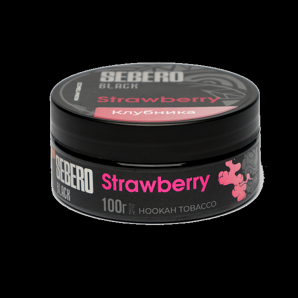 Табак SEBERO BLACK STRAWBERRY 100 гр в Челябинске