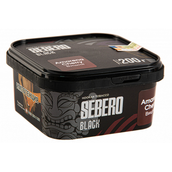 Табак SEBERO BLACK AMARENA CHERRY 200 гр в Челябинске