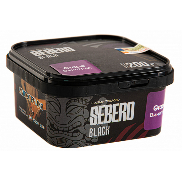 Табак SEBERO BLACK GRAPE 200 гр в Челябинске