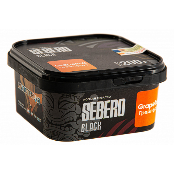 Табак SEBERO BLACK GRAPEFRUIT 200 гр в Челябинске