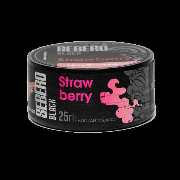 Табак SEBERO BLACK STRAWBERRY 25 гр в Челябинске