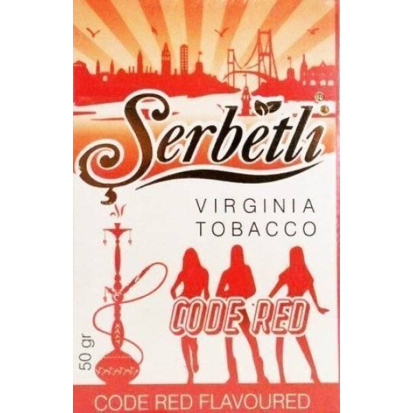 Табак Serbetli Code Red 50 грамм в Челябинске