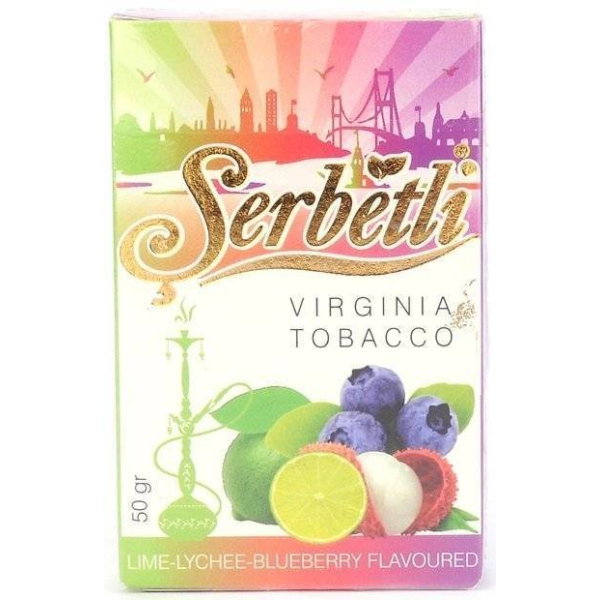 Табак Serbetli Lime Lychee Blueberry в Челябинске