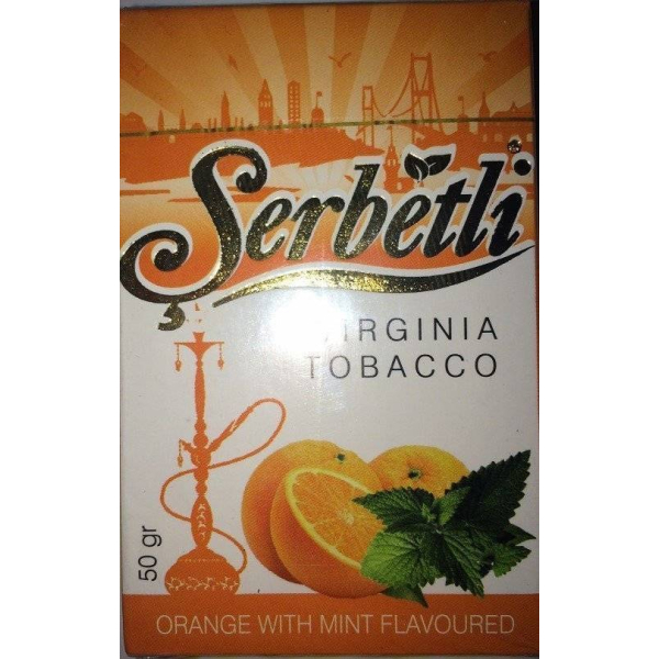 Табак Serbetli Апельсин с мятой 50 гр в Челябинске