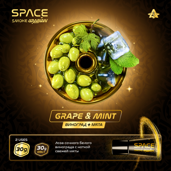 Паста Space Smoke ARABIAN Grape Mint (Виноград Мята) 30 гр в Челябинске