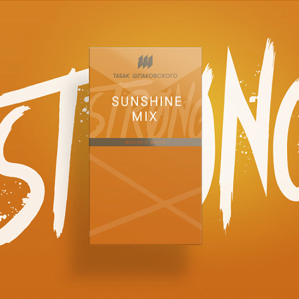Табак Шпаковского Strong Sunshine MIx (Мюсли Манго) 40 гр в Челябинске