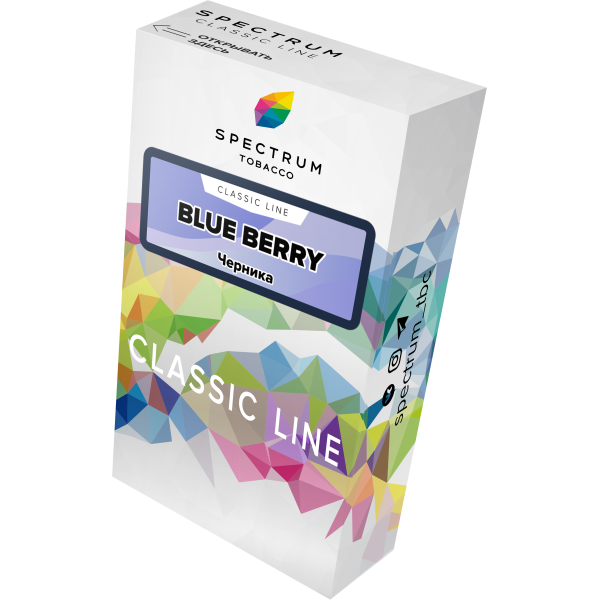 Табак Spectrum Classic blue berry 40 грамм в Челябинске