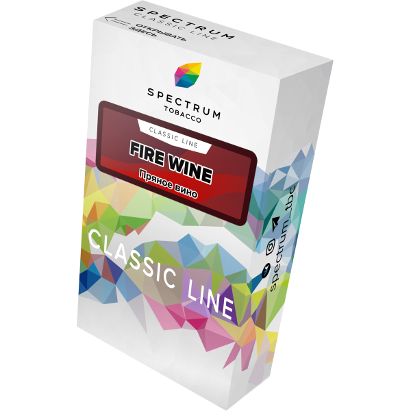 Табак Spectrum Classic fire wine 40 грамм в Челябинске