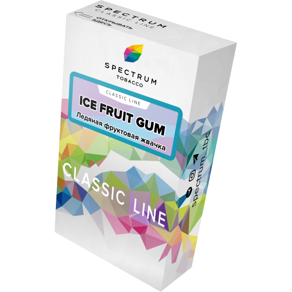Табак Spectrum Classic ice fruit gum 40 грамм в Челябинске