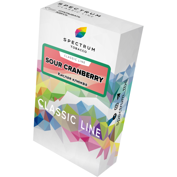 Табак Spectrum Classic sour cranberry 40 грамм в Челябинске